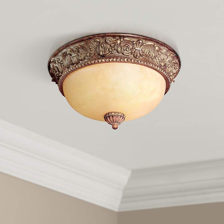 Image 1 Belcaro Collection 15 1/2 inch Wide Ceiling Light Fixture
