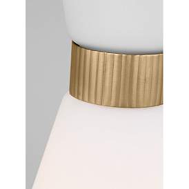 Image5 of Belcarra 8" Wide Satin Brass Mini Pendant more views