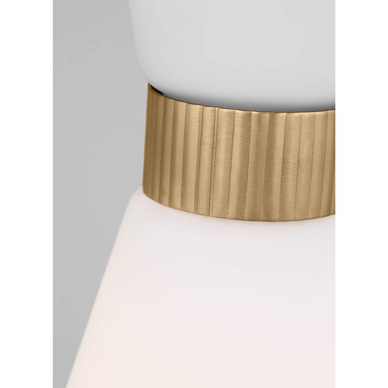 Image 5 Belcarra 8" Wide Satin Brass Mini Pendant more views