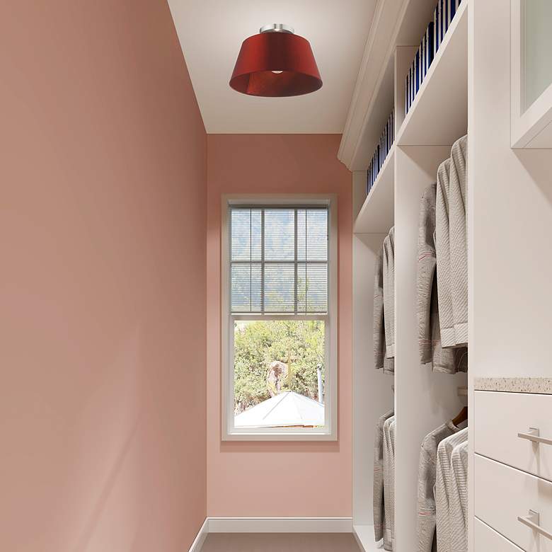 Image 7 Belclaire 1 Light Brushed Nickel Ceiling Mount more views