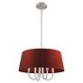 6_Belclaire 4 Light Brushed Nickel Pendant Chandelier more views