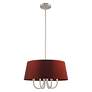 7_Belclaire 4 Light Brushed Nickel Pendant Chandelier more views