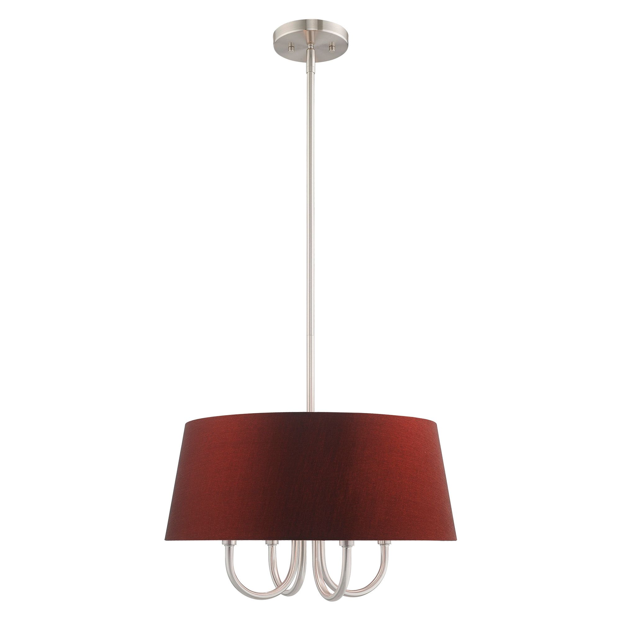Belclaire 4 Light Brushed Nickel Pendant Chandelier