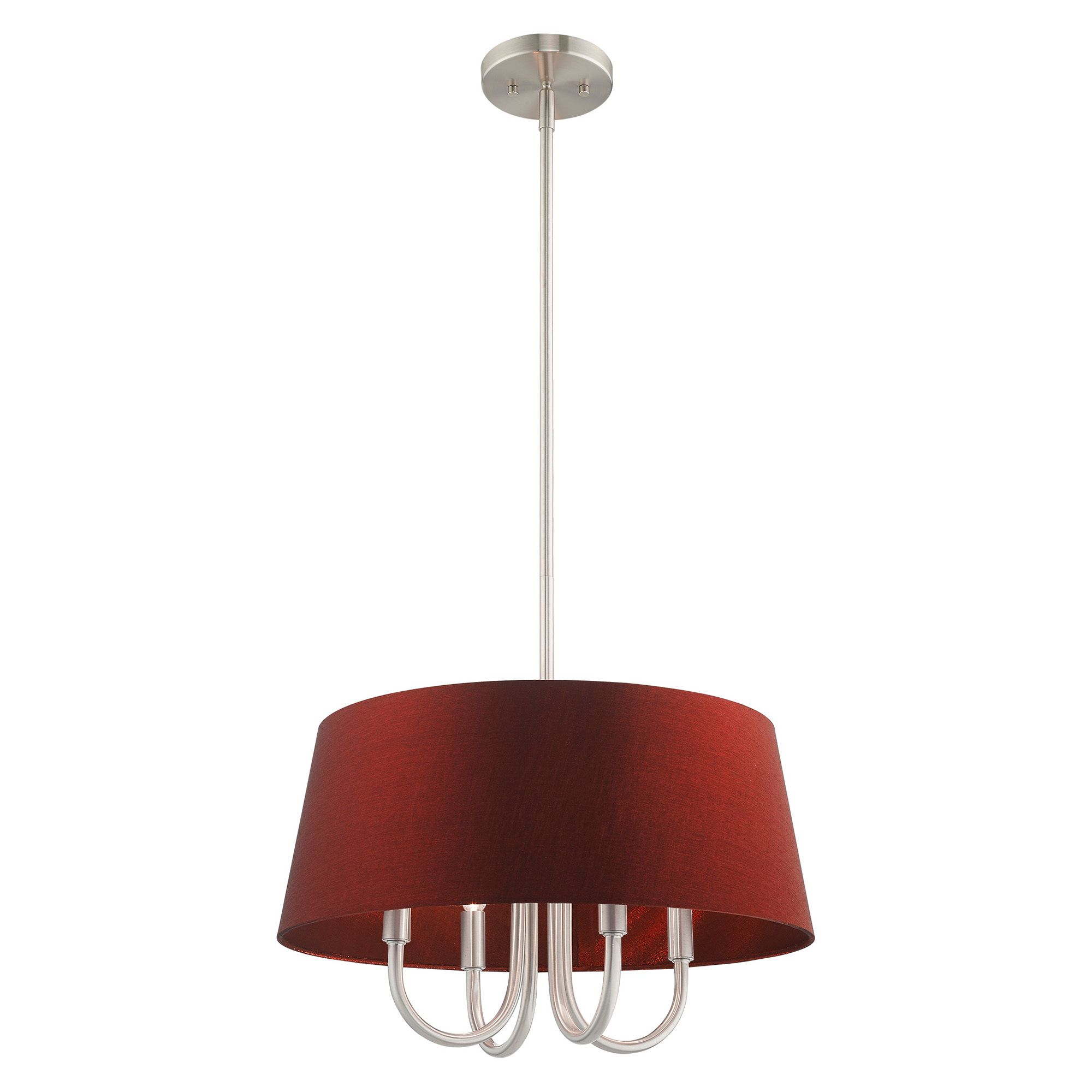 Belclaire 4 Light Brushed Nickel Pendant Chandelier