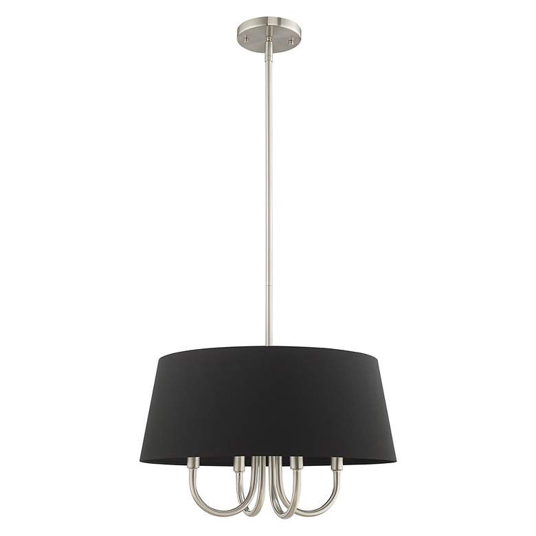 Image 3 Belclaire 4 Light Brushed Nickel Pendant Chandelier more views