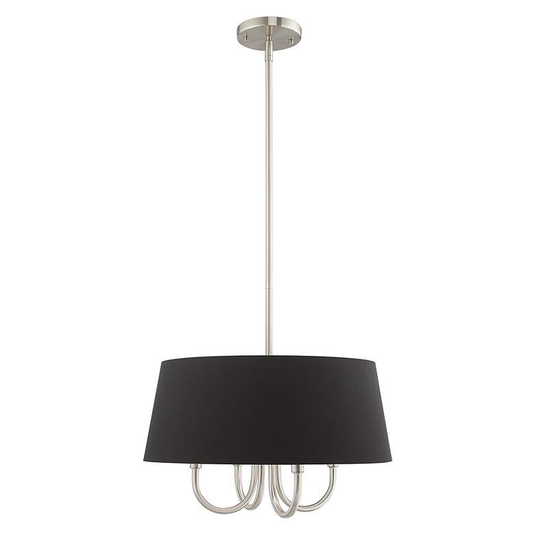 Image 4 Belclaire 4 Light Brushed Nickel Pendant Chandelier more views