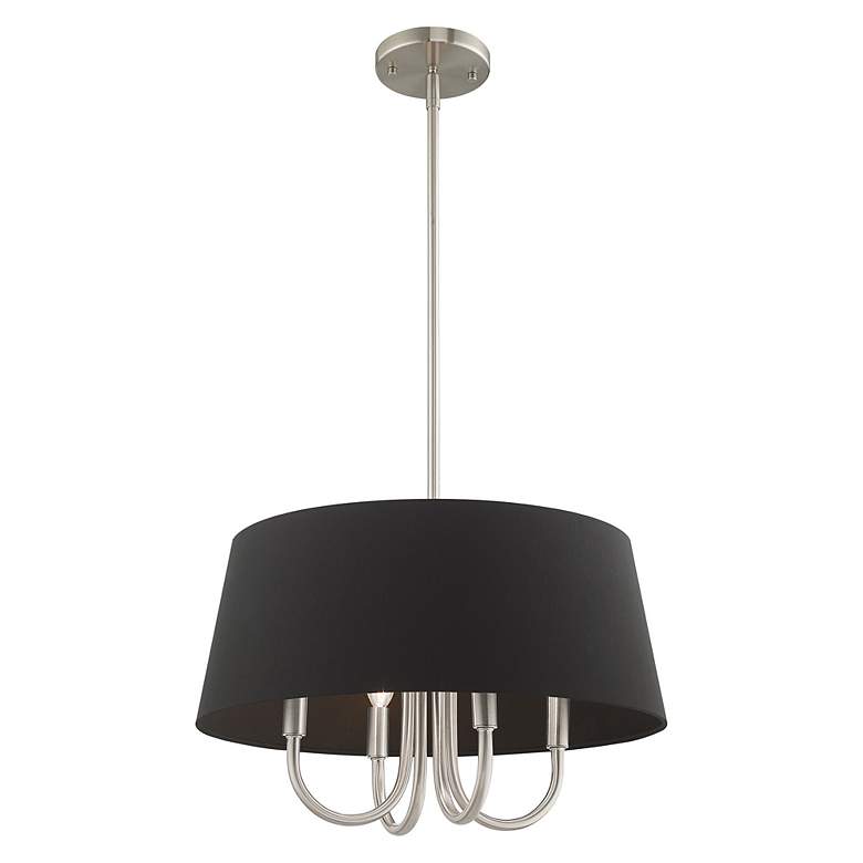 Image 6 Belclaire 4 Light Brushed Nickel Pendant Chandelier more views