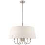 2_Belclaire 6 Light Brushed Nickel Pendant Chandelier
