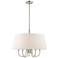 Belclaire 6 Light Brushed Nickel Pendant Chandelier