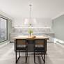 6_Belclaire 6 Light Brushed Nickel Pendant Chandelier more views