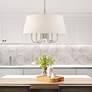 7_Belclaire 6 Light Brushed Nickel Pendant Chandelier more views