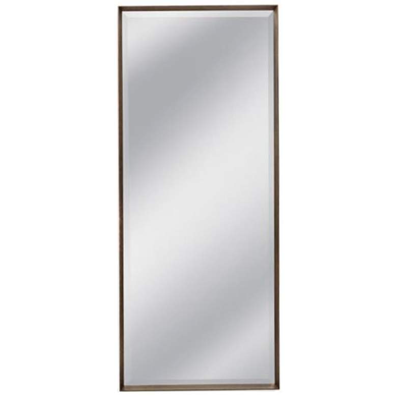 Image 1 Belden Rectangular Floor Mirror Brown