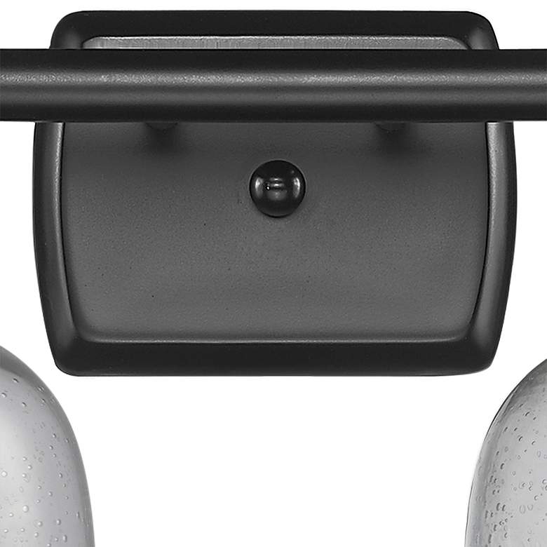Image 3 Belfast 11" High Matte Black 2-Light Wall Sconce more views