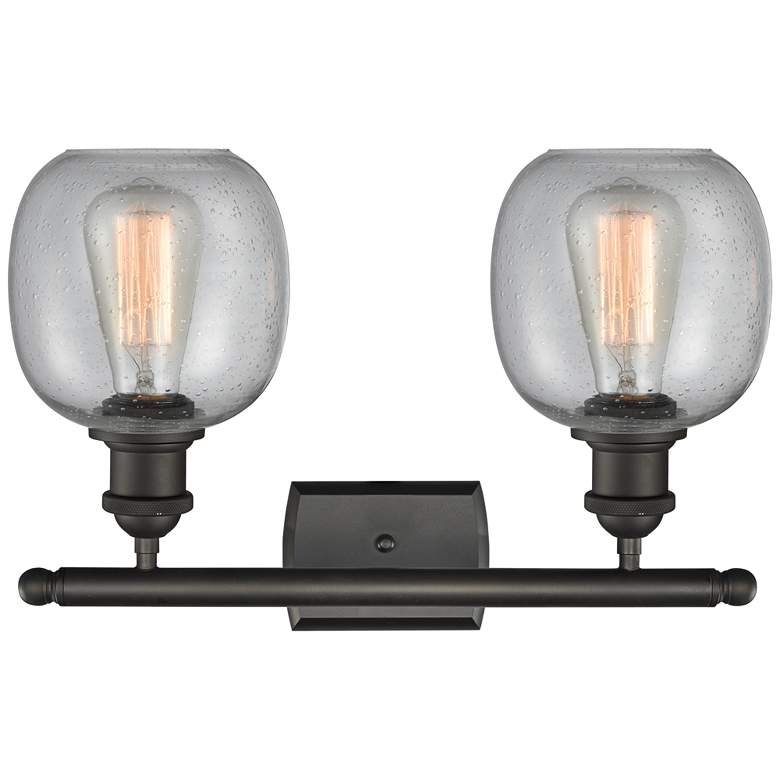 Belfast 11&quot; High Oil-Rubbed Bronze 2-Light Wall Sconce more views