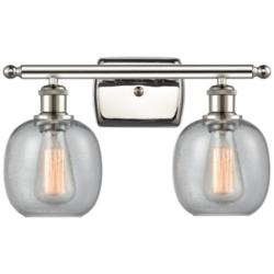 Belfast 11&quot; High Polished Nickel 2-Light Wall Sconce