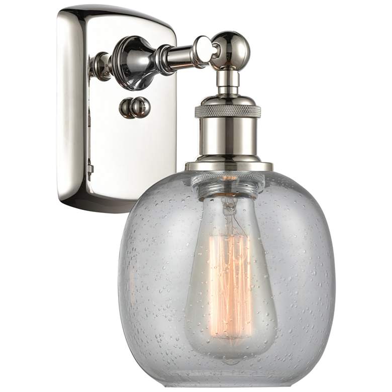 Image 1 Belfast 11" High Polished Nickel Wall Sconce