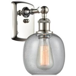 Belfast 11&quot; High Polished Nickel Wall Sconce