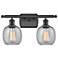 Belfast 2 Light 16" LED Bath Light - Matte Black - Seedy Shade