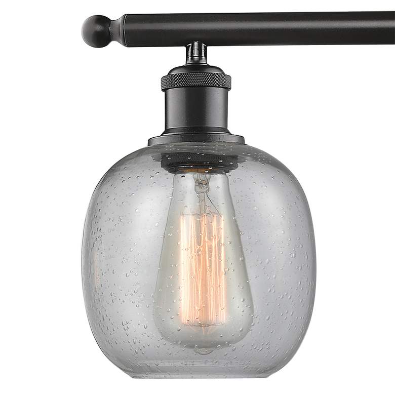 Image 2 Belfast 26" Wide Matte Black 3-Light Bath Vanity Light more views