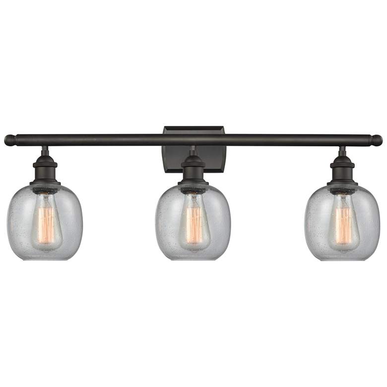 Image 1 Belfast 26 inch Wide Oil-Rubbed Bronze 3-Light Bath Vanity Light