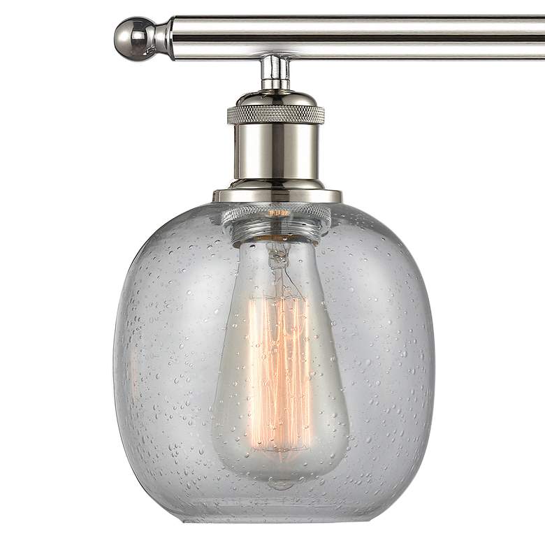 Image 2 Belfast 26" Wide Polished Nickel 3-Light Bath Vanity Light more views
