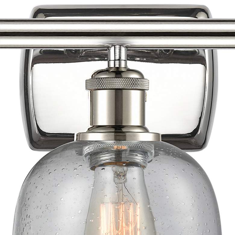 Image 3 Belfast 26" Wide Polished Nickel 3-Light Bath Vanity Light more views