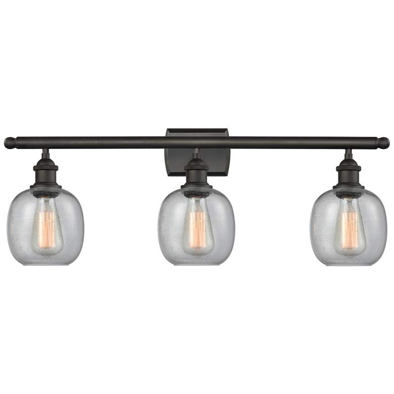 Image 1 Belfast 3 Light 26" LED Bath Light - Oil Rubbed Bronze - Seedy Shade