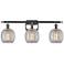 Belfast 3 Light 26" LED Bath Light - Polished Chrome - Clear Crackle S