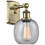 Belfast 6" Antique Brass Sconce w/ Seedy Shade