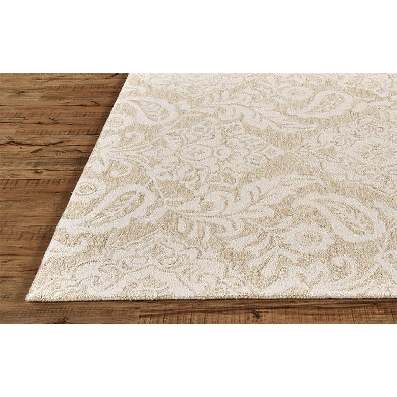 Image 7 Belfort 8698776 5'x8' Tan and Ivory Floral Paisley Area Rug more views