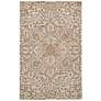 Thumbnail2 of Belfort 8698778 2'x3' Brown Ivory Geometric Floral Area Rug
