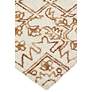 Thumbnail3 of Belfort 8698778 2'x3' Brown Ivory Geometric Floral Area Rug more views