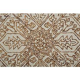 Image5 of Belfort 8698778 2'x3' Brown Ivory Geometric Floral Area Rug more views