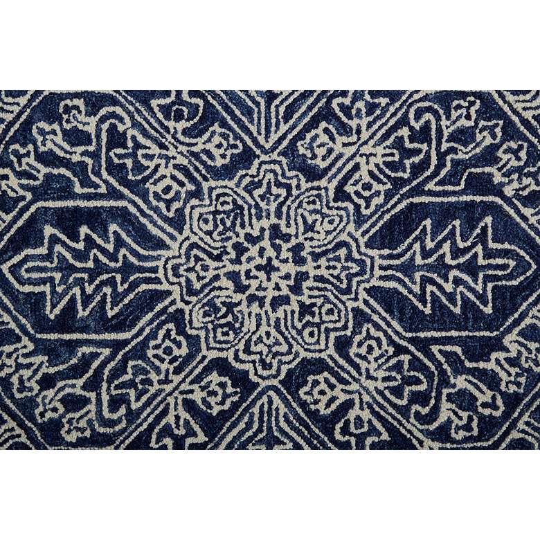 Image 5 Belfort 8698778 5&#39;x8&#39; Blue Ivory Geometric Floral Area Rug more views