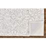 Belfort 8698778 5&#39;x8&#39; Ivory and Gray Medallion Area Rug