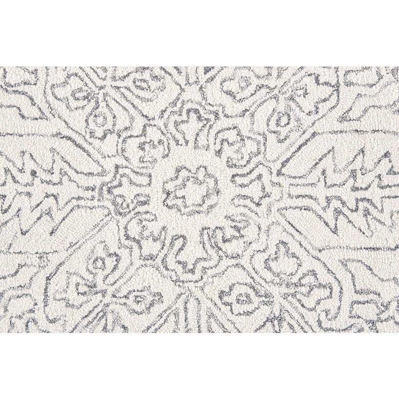 Image 6 Belfort 8698778 5&#39;x8&#39; Ivory and Gray Medallion Area Rug more views