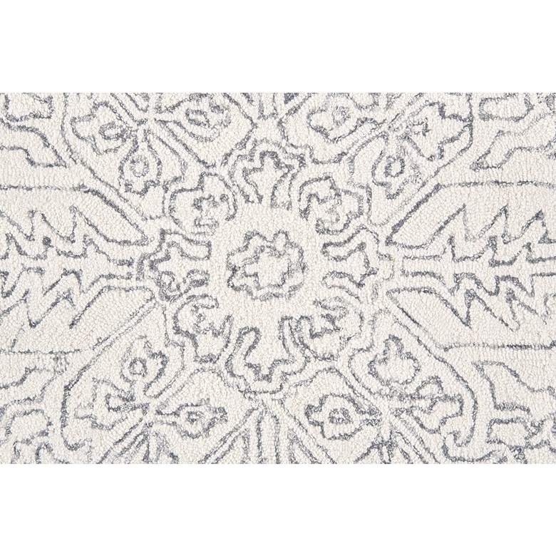 Image 6 Belfort 8698778 5'x8' Ivory and Gray Medallion Area Rug more views