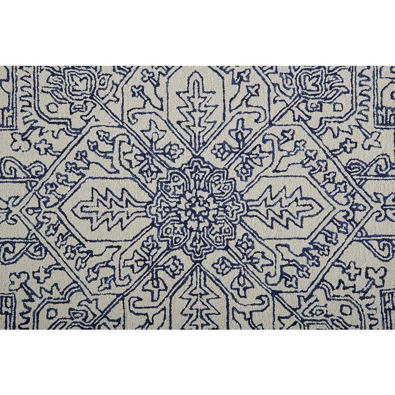 Image 5 Belfort 8698778 5&#39;x8&#39; Ivory Blue Geometric Floral Area Rug more views