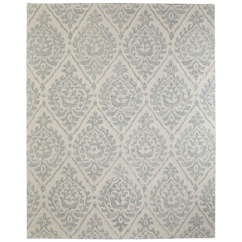 Image 1 Belfort Traditional Floral & Botanical Hand Tufted Ivory Area Rug 8A29F