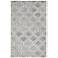 Belfort Trellis & Lattice Hand Tufted Blue Area Rug 2' x 3'