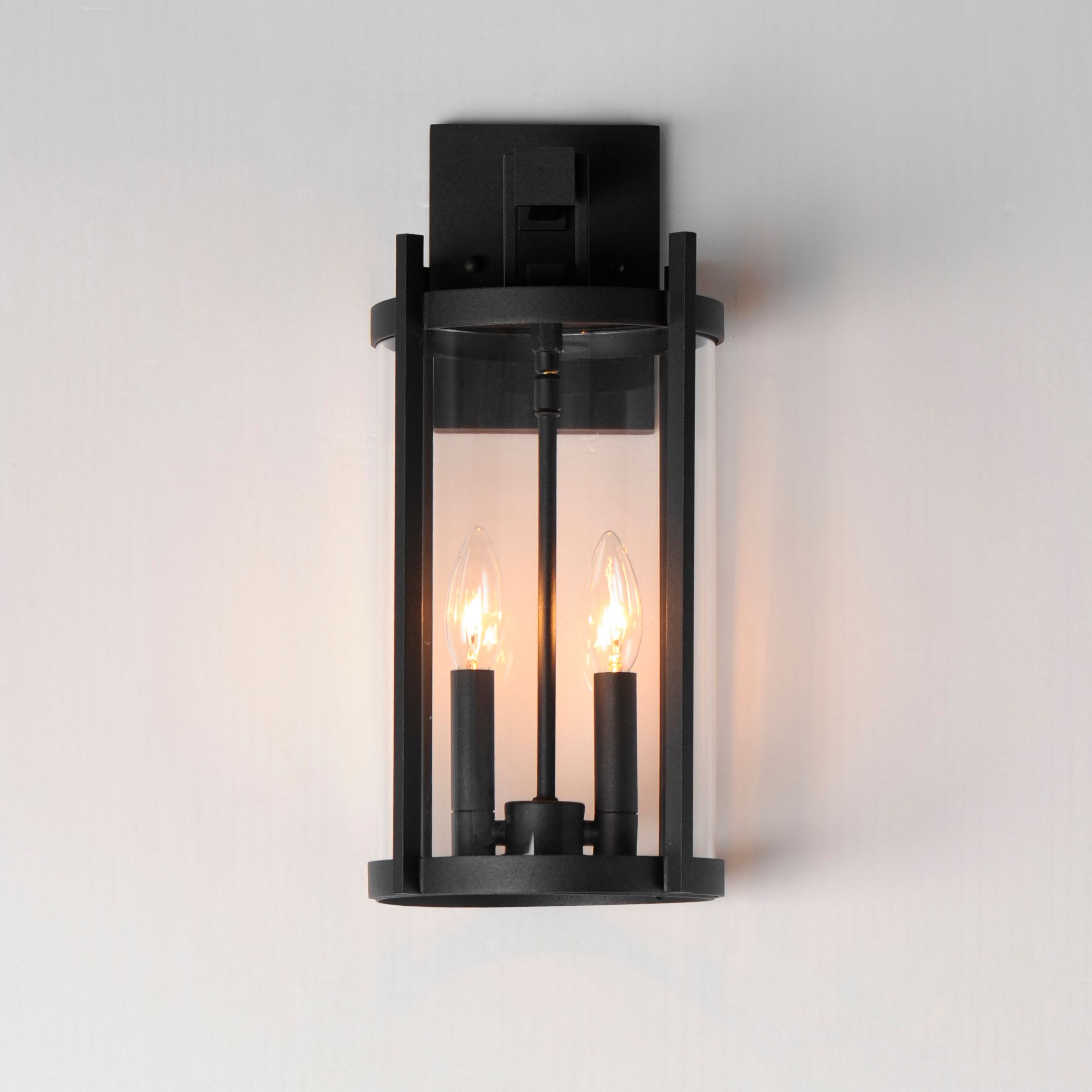 Image 4 Belfry 2-Light Wall Sconce - Black more views