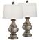 Belham Aged Bronze Traditional Accent Table Lamps Set of 2