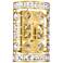 Belinda 2 Light Wall Sconce With Champagne Finish