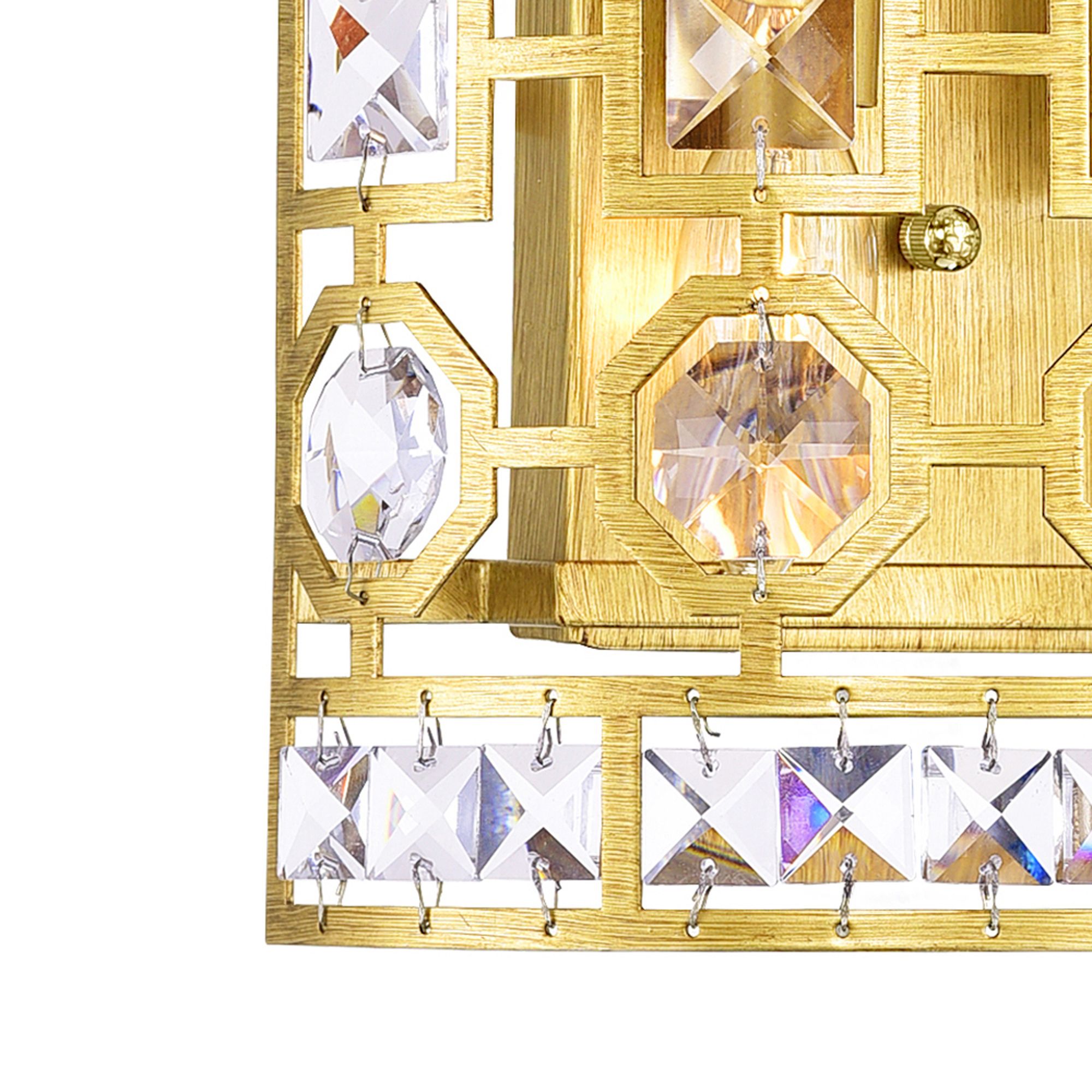 Image 5 Belinda 2 Light Wall Sconce With Champagne Finish more views