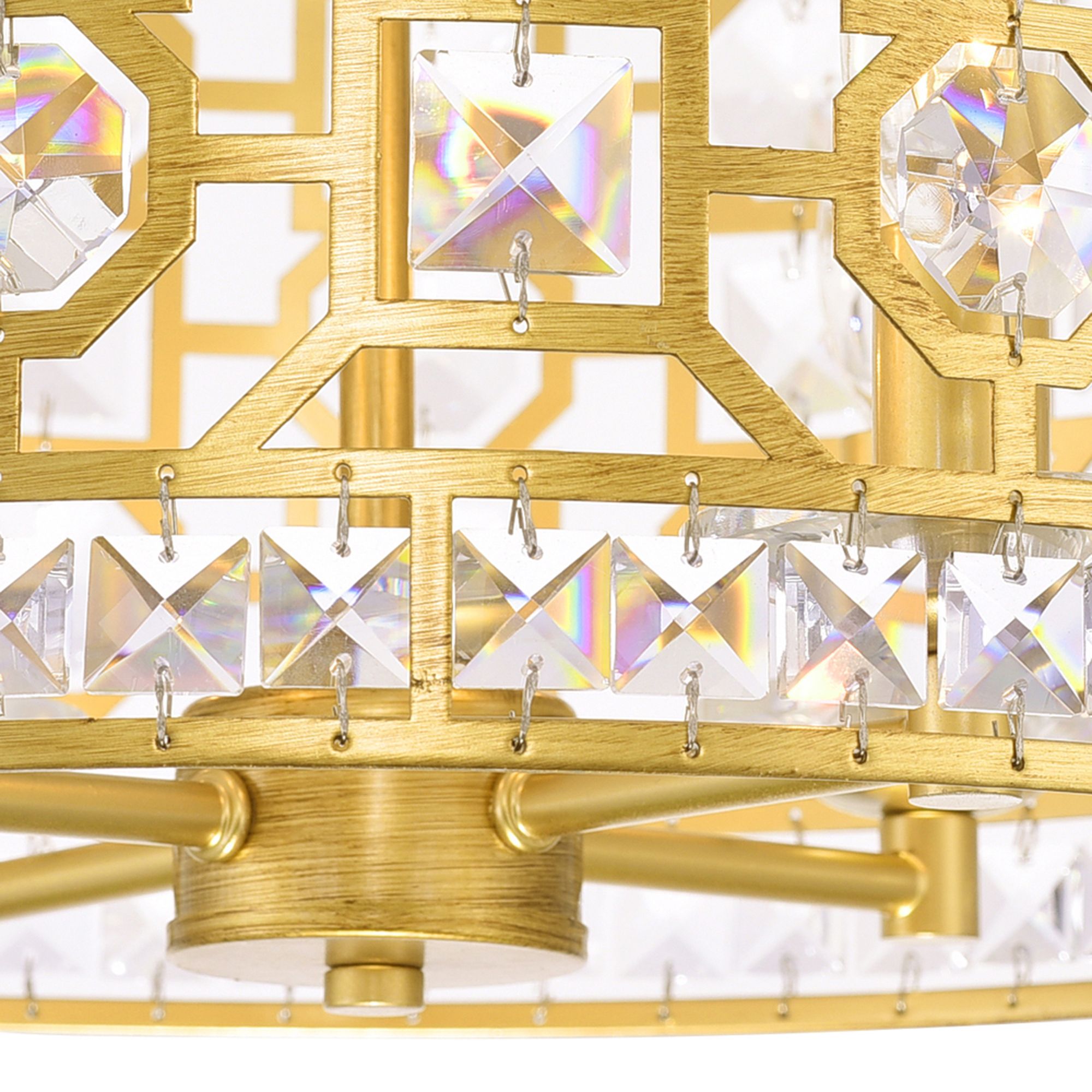 Image 4 Belinda 4 Light Champagne Chandelier more views