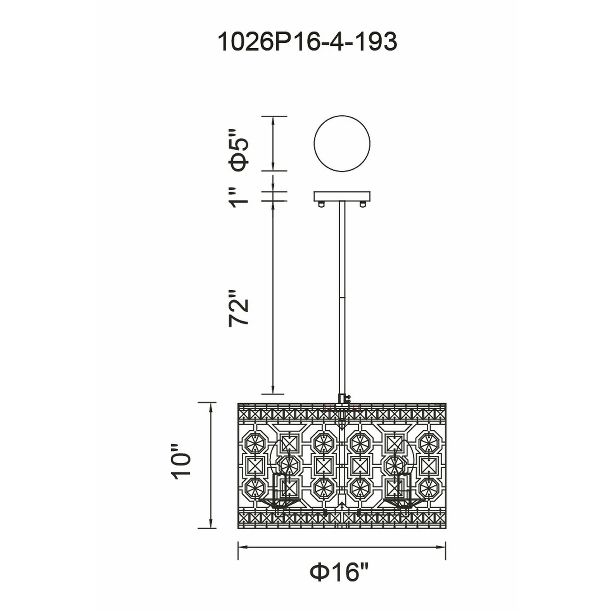 Image 6 Belinda 4 Light Chandelier With Champagne Finish more views