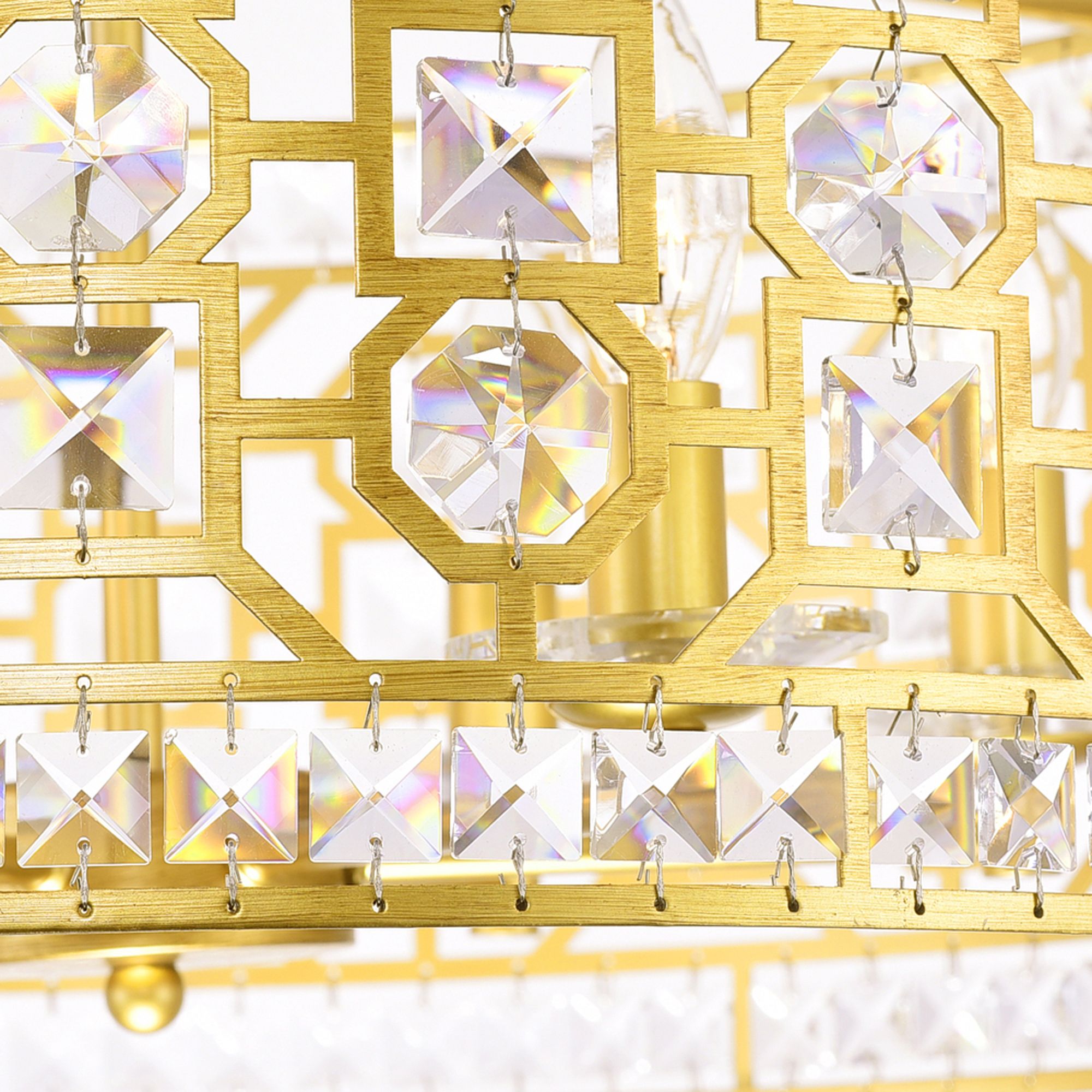 Image 4 Belinda 6 Light Champagne Chandelier more views