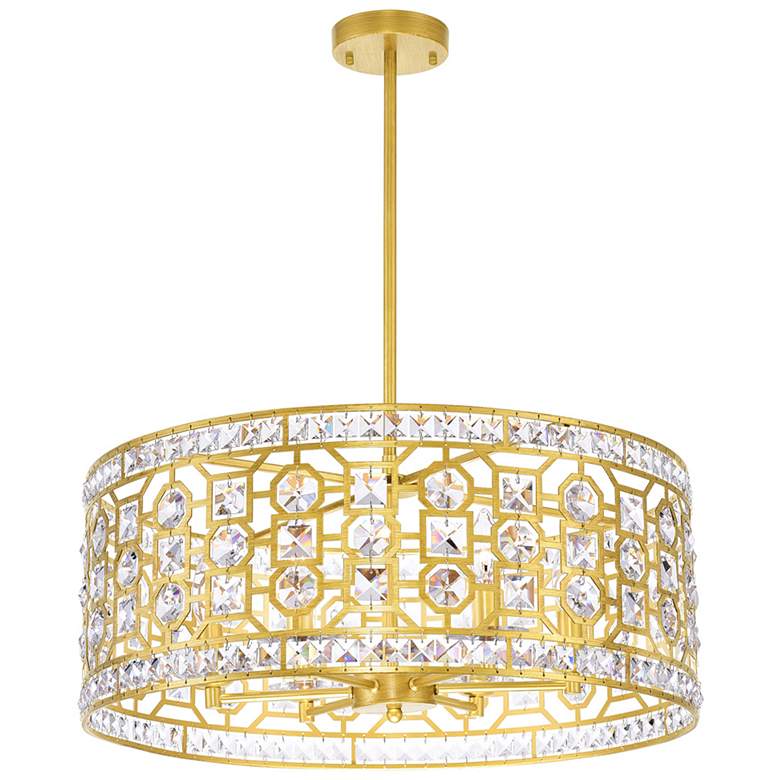 Image 1 Belinda 6 Light Chandelier With Champagne Finish