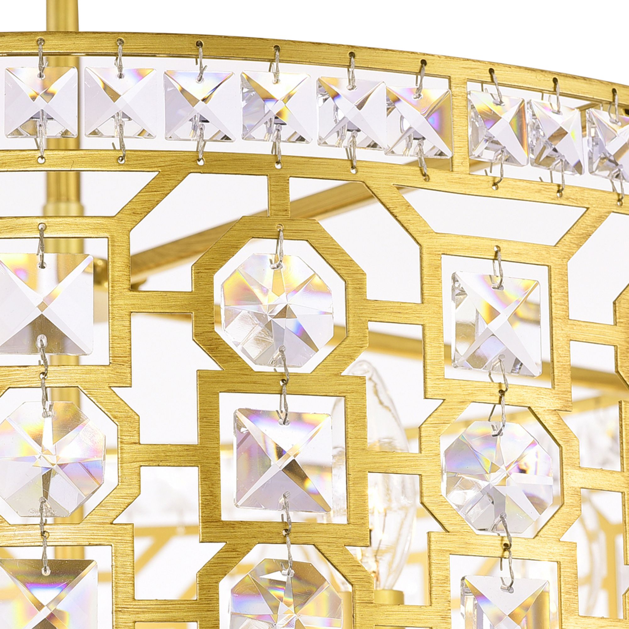 Image 3 Belinda 6 Light Chandelier With Champagne Finish more views