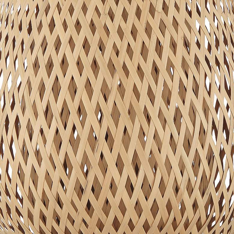 Image 4 Beliz 12" High Rattan 3-Way Accent Table Lamp more views